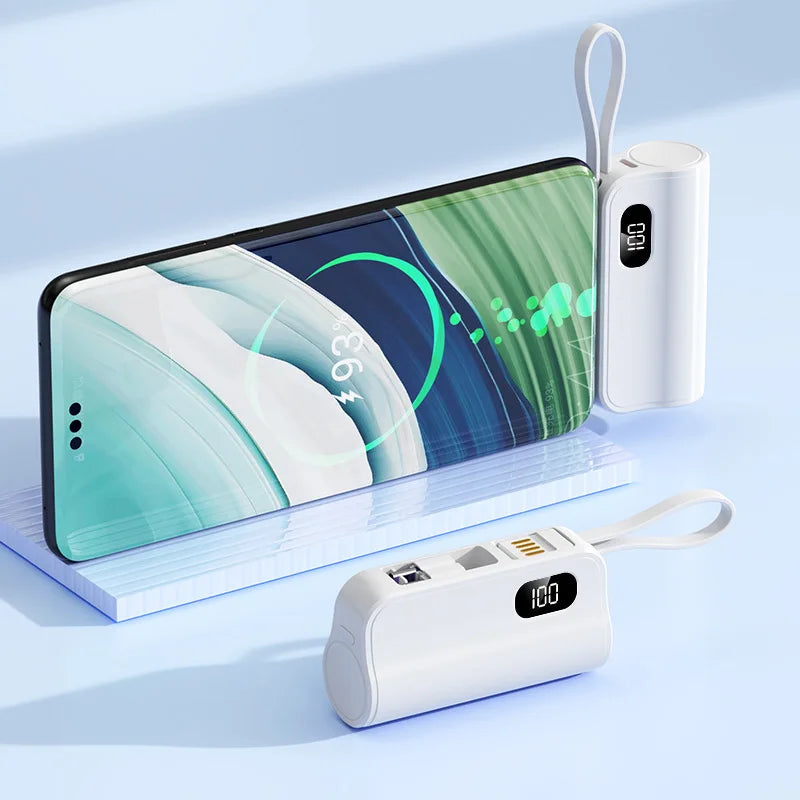 MiniCharge™ - Compact 2-in-1 Capsule Power Bank