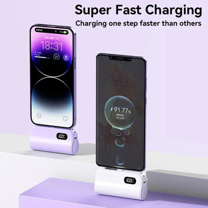 MiniCharge™ - Compact 2-in-1 Capsule Power Bank