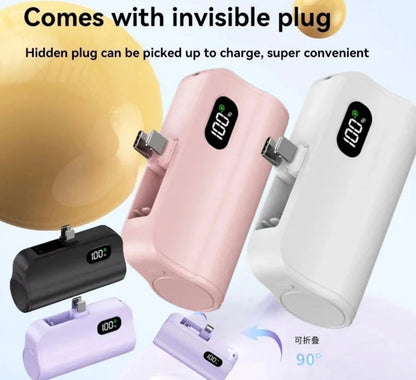 MiniCharge™ - Compact 2-in-1 Capsule Power Bank